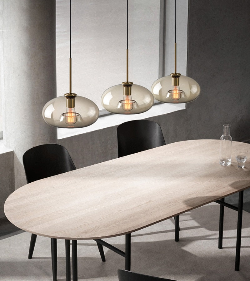 Moderne Glasshengende Lampen | Luvikno