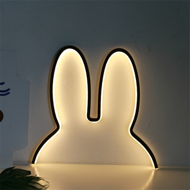 Rabbit Moderne Nattlampe | Luvikno