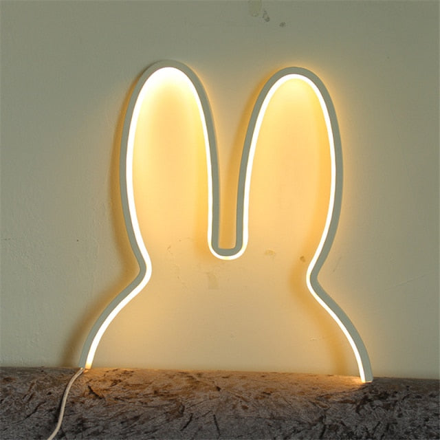 Rabbit Moderne Nattlampe | Luvikno