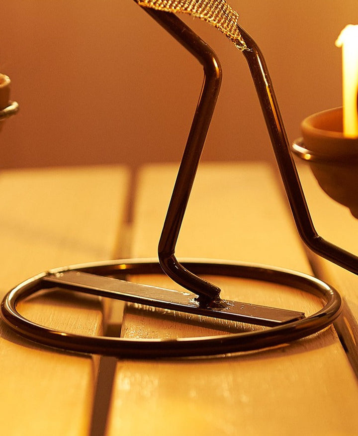 Nordic Abstract Character Metal Candle Holder | Luvikno