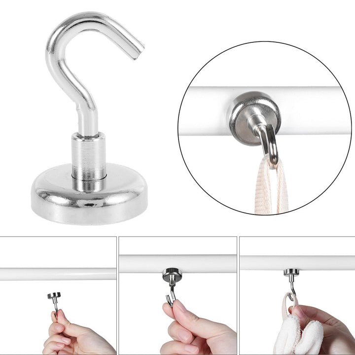 4Pcs Sterke Magnetiske Kroker | Luvikno