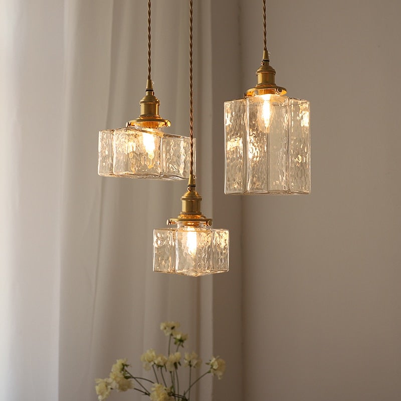 Whitley - Vintage Glass Hanging Lamps | Luvikno