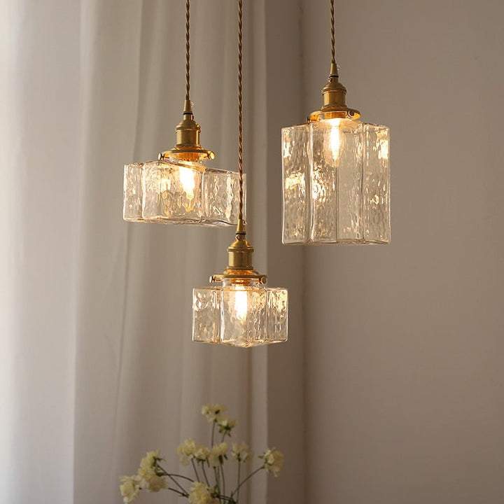 Whitley - Vintage Glass Hanging Lamps | Luvikno