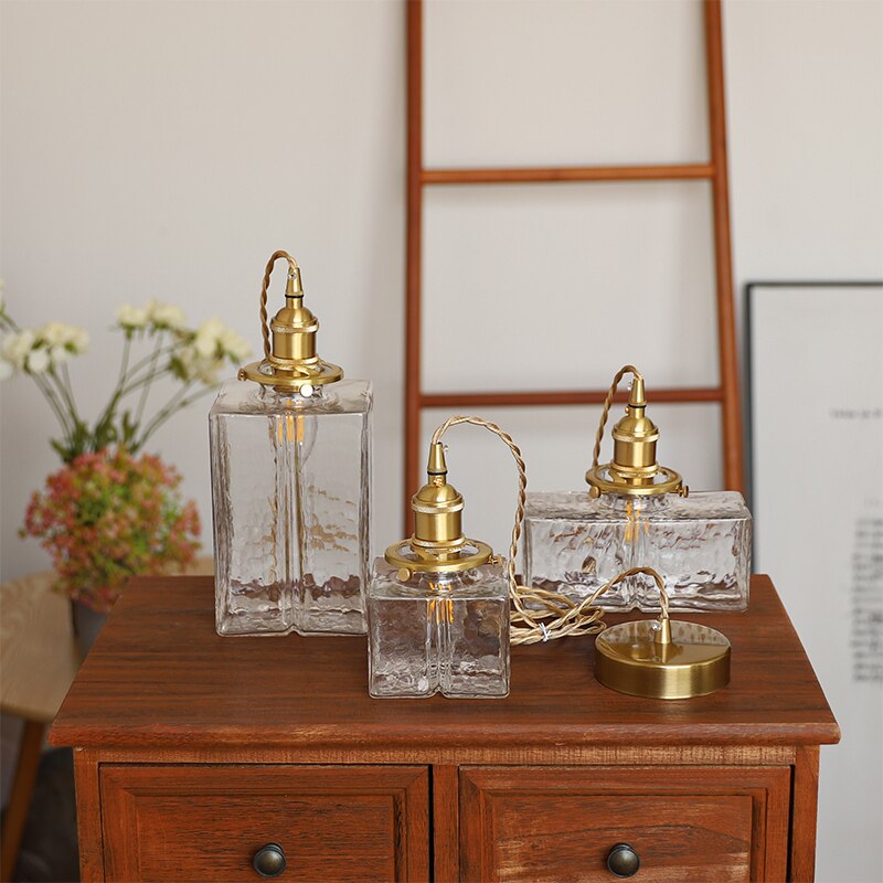 Whitley - Vintage Glass Hanging Lamps | Luvikno