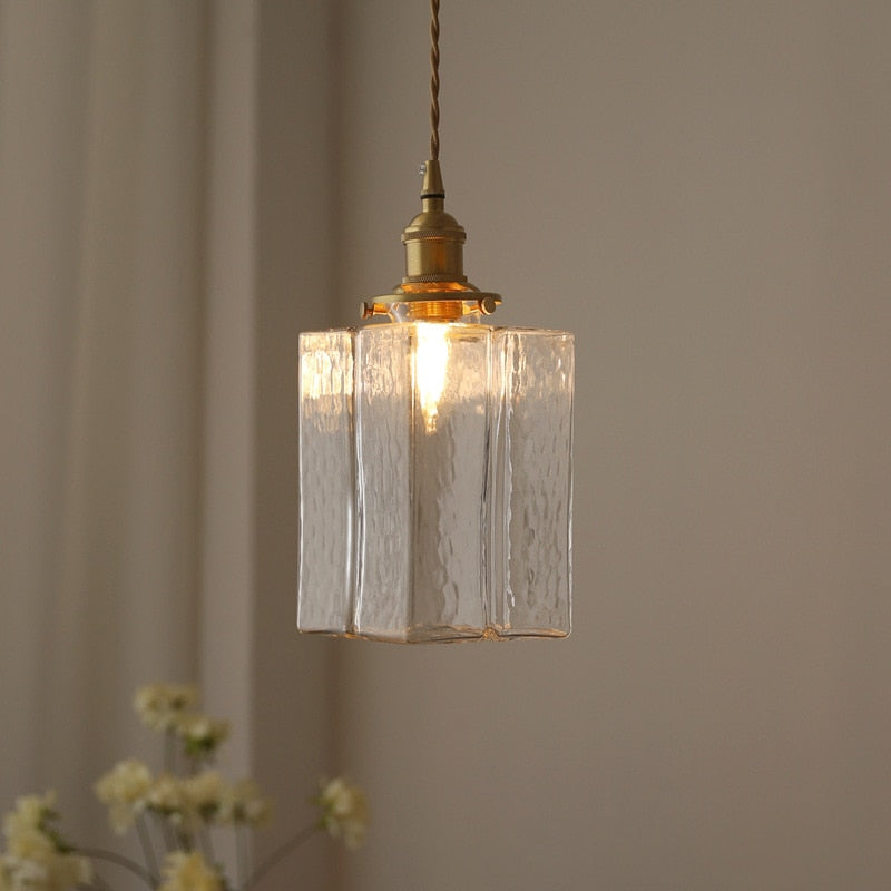 Whitley - Vintage Glass Hanging Lamps | Luvikno