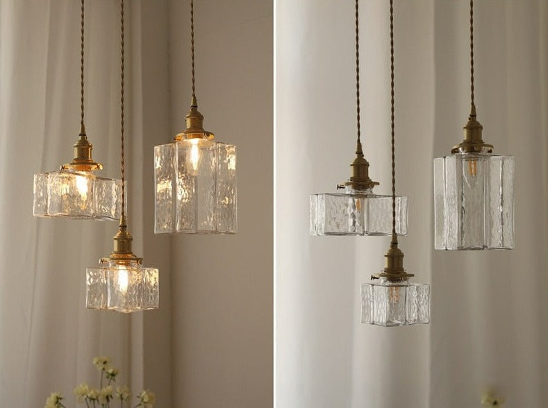 Whitley - Vintage Glass Hanging Lamps | Luvikno