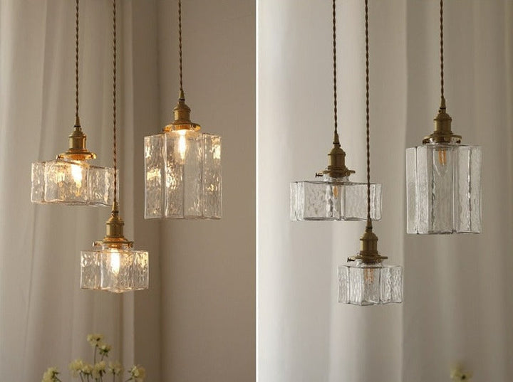 Whitley - Vintage Glass Hanging Lamps | Luvikno