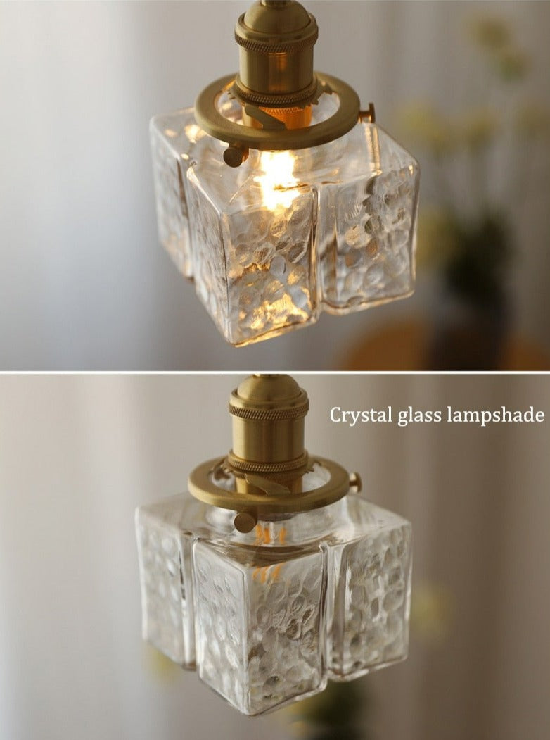 Whitley - Vintage Glass Hanging Lamps | Luvikno