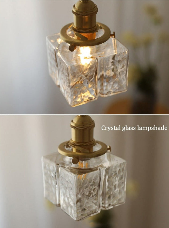 Whitley - Vintage Glass Hanging Lamps | Luvikno