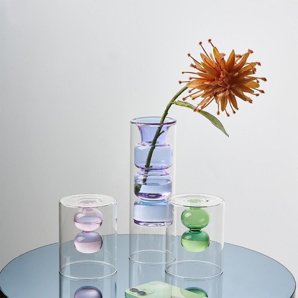 Bubbly Glass Vaser | Luvikno