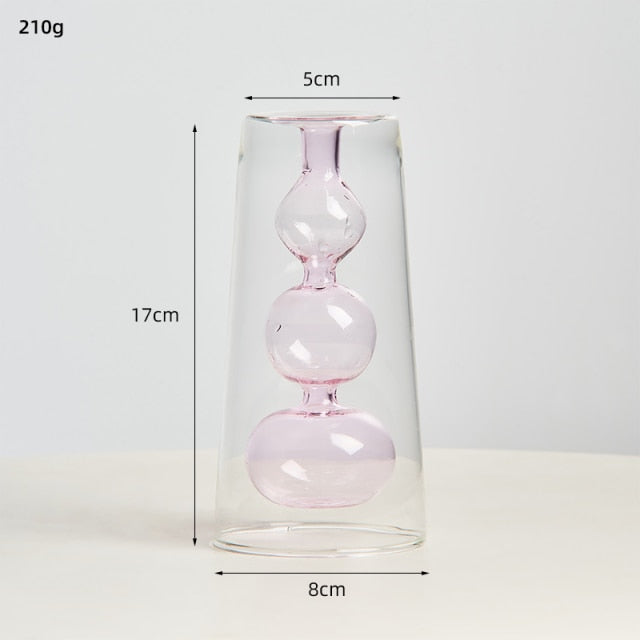 Bubbly Glass Vaser | Luvikno