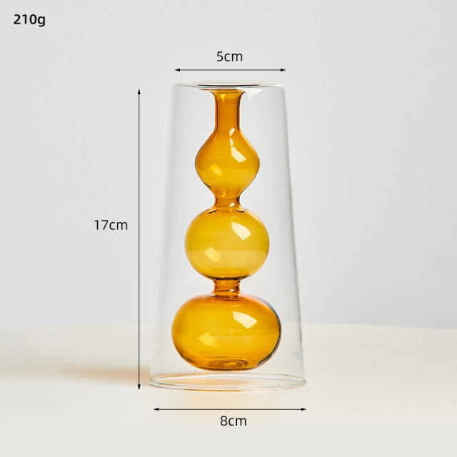 Bubbly Glass Vaser | Luvikno