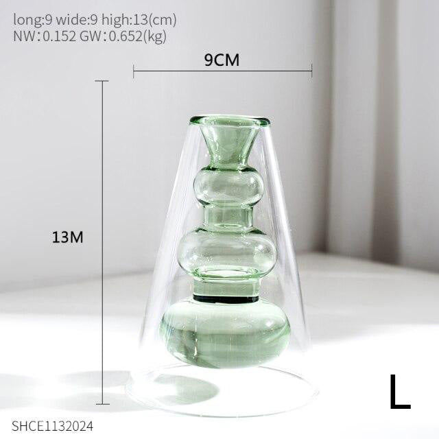 Bubbly Glass Vaser | Luvikno