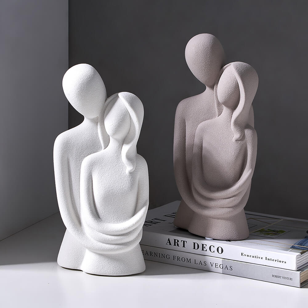 Nordic Abstract Thinker Harpiks Statue Skulptur | Luvikno