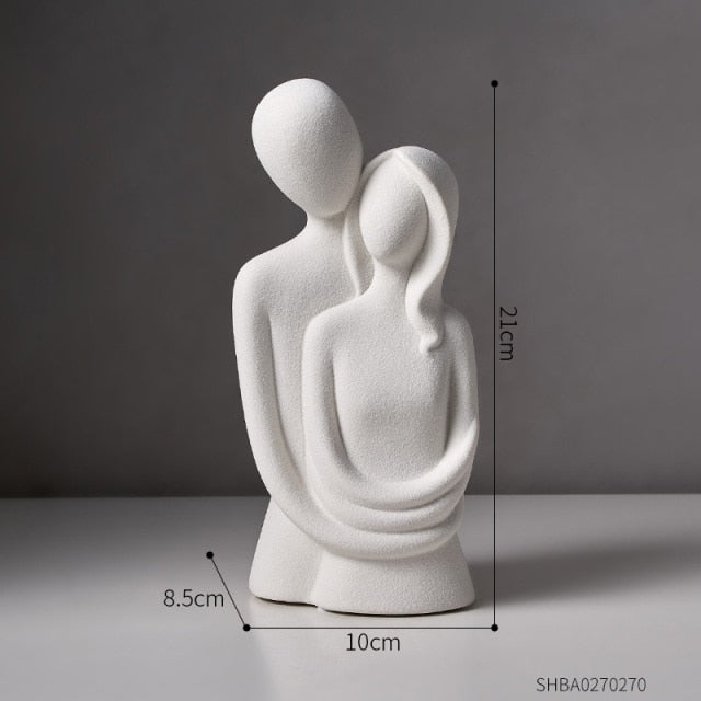 Nordic Abstract Thinker Harpiks Statue Skulptur | Luvikno