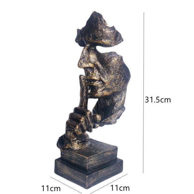 Nordic Abstrakt Unik Tenker Figurine Hjem Decor | Luvikno