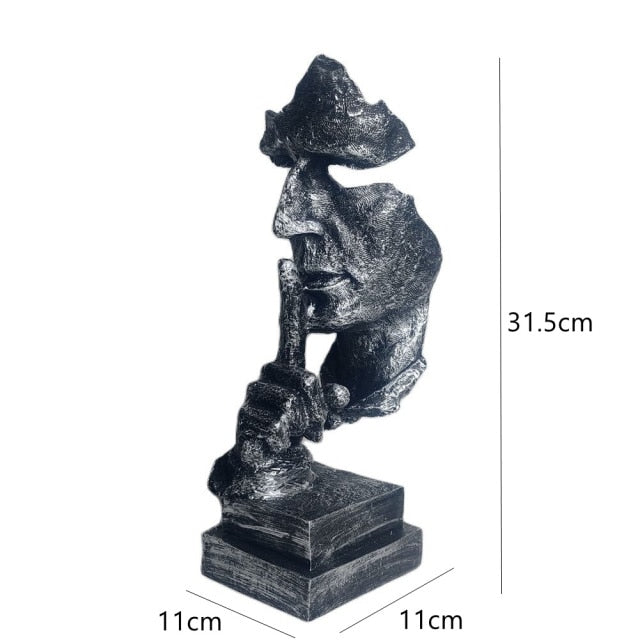 Nordic Abstrakt Unik Tenker Figurine Hjem Decor | Luvikno