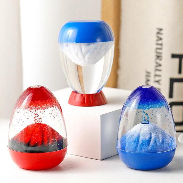 Volcano Eruption Liquid Timeglass | Luvikno