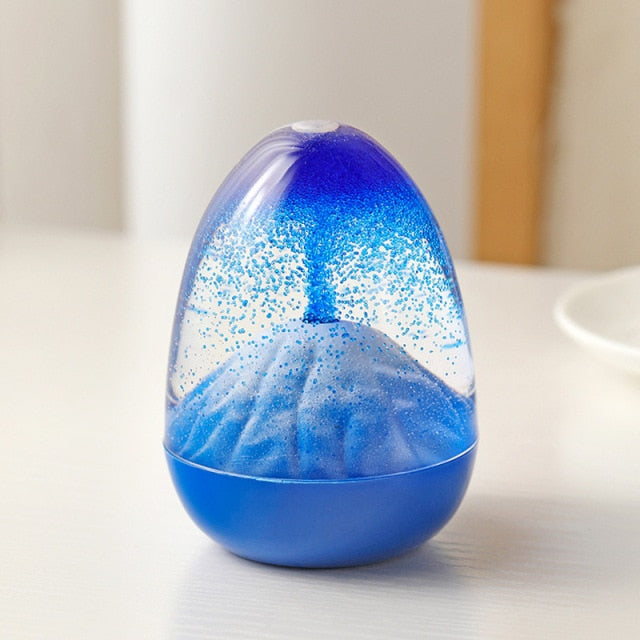 Volcano Eruption Liquid Timeglass | Luvikno