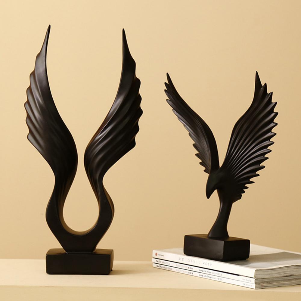 Engel Vinger Skulptur Hjem Decor | Luvikno