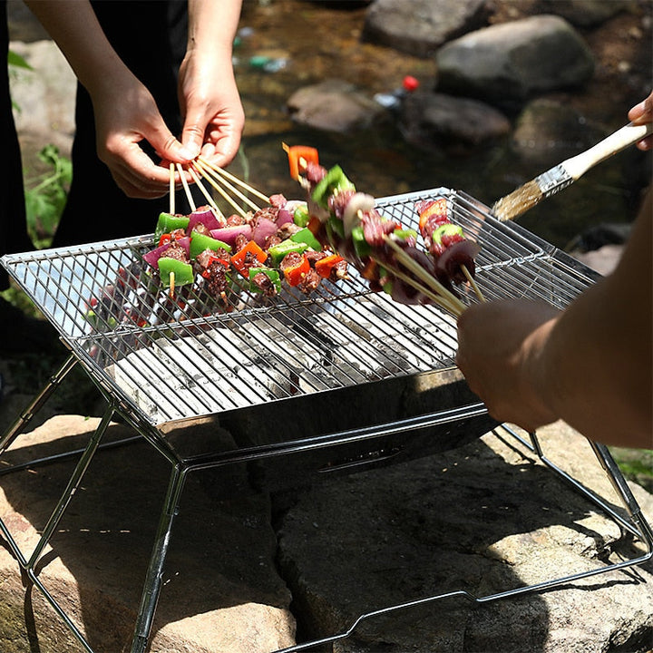Brettbart Bærbar Mini Reise Camping Grill | Luvikno
