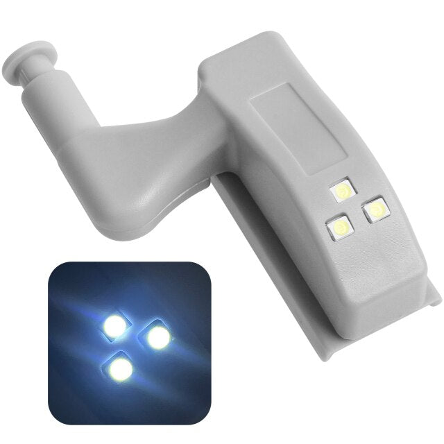 10stk LED Sensor Hinge Garderobelampe | Luvikno