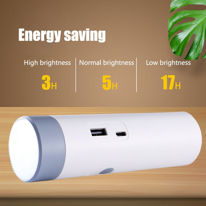 LED Mini Oppladbar Power Bank Skrivebord Lampe | Luvikno