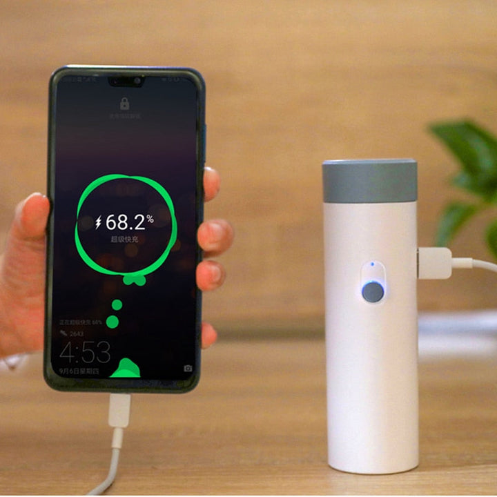 LED Mini Oppladbar Power Bank Skrivebord Lampe | Luvikno
