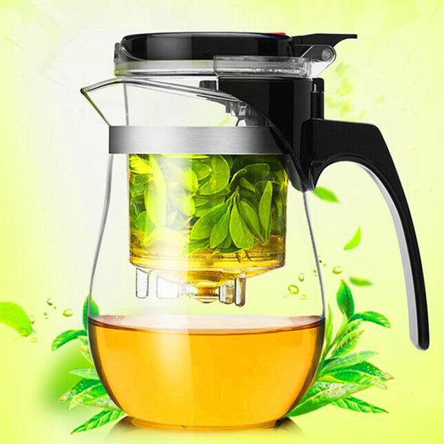 Glass Tea Leak-Proof Infuser Pitcher | Luvikno