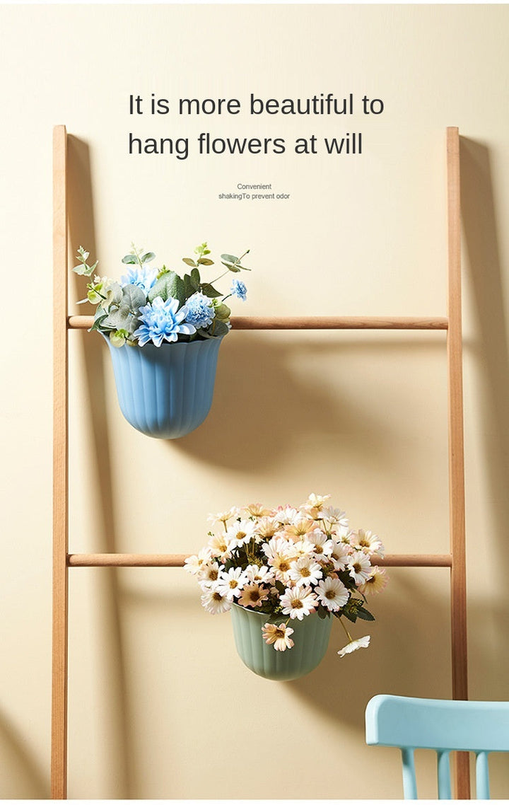Nordic Flower Shape Hanging Trash Can | Luvikno