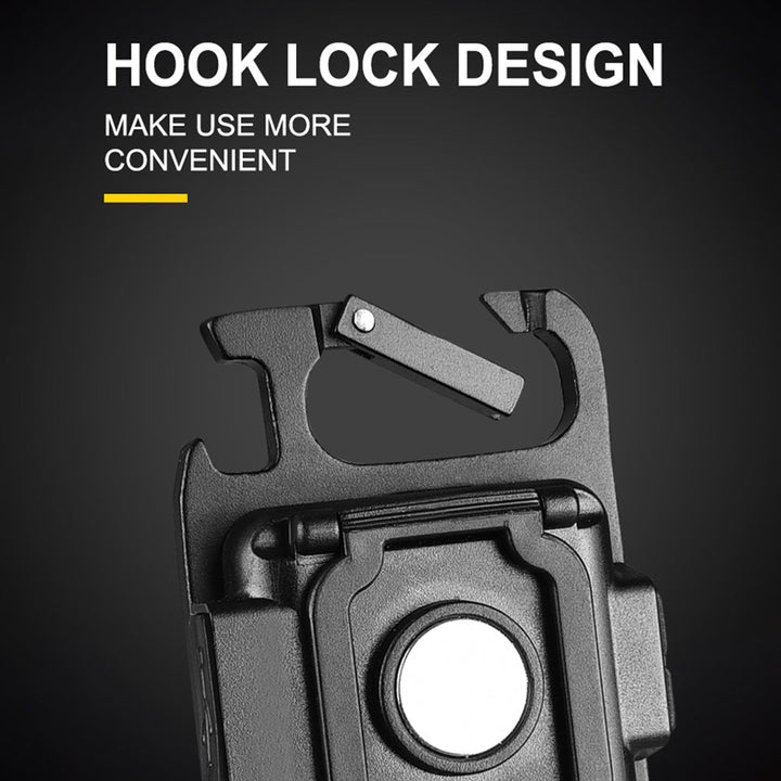 Mini Magnetisk Lomme Nøkkelkjede Lommelykt | Luvikno