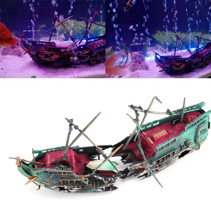 Large Shipwreck Aquarium Decoration | Luvikno