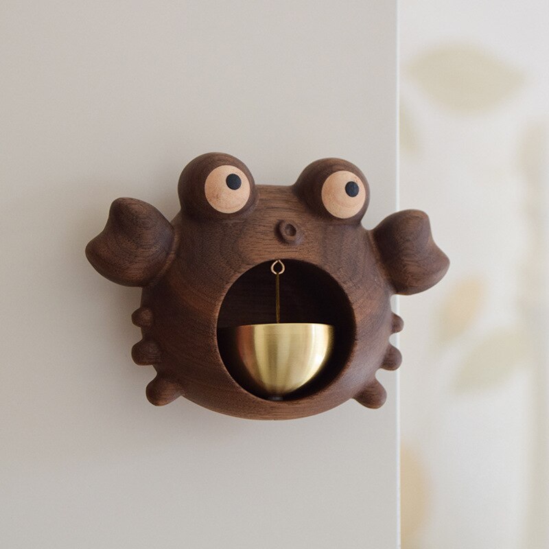 Solid Wood Cute Hanging Door Bell | Luvikno