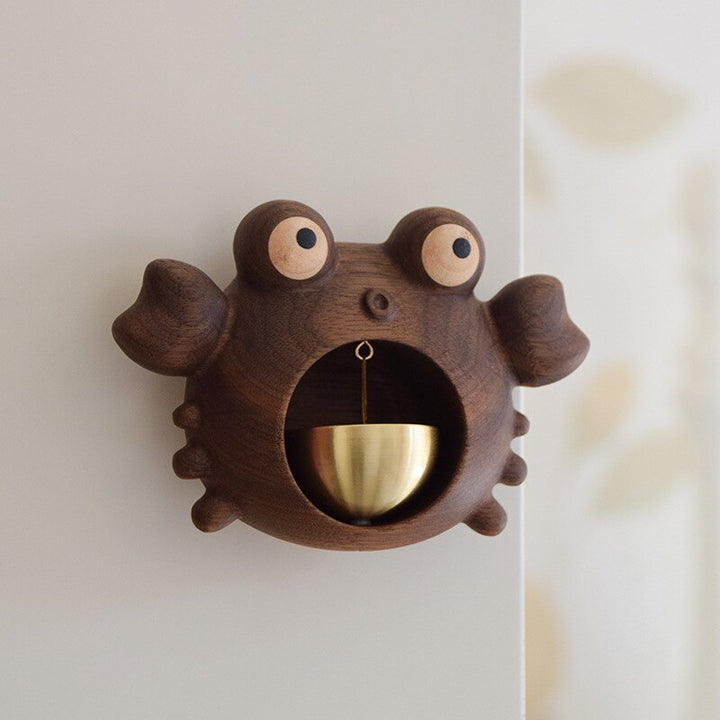 Solid Wood Cute Hanging Door Bell | Luvikno