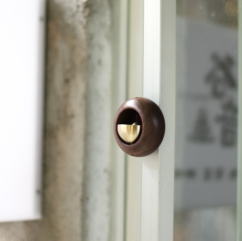 Solid Wood Cute Hanging Door Bell | Luvikno