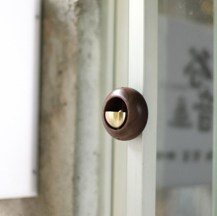 Solid Wood Cute Hanging Door Bell | Luvikno