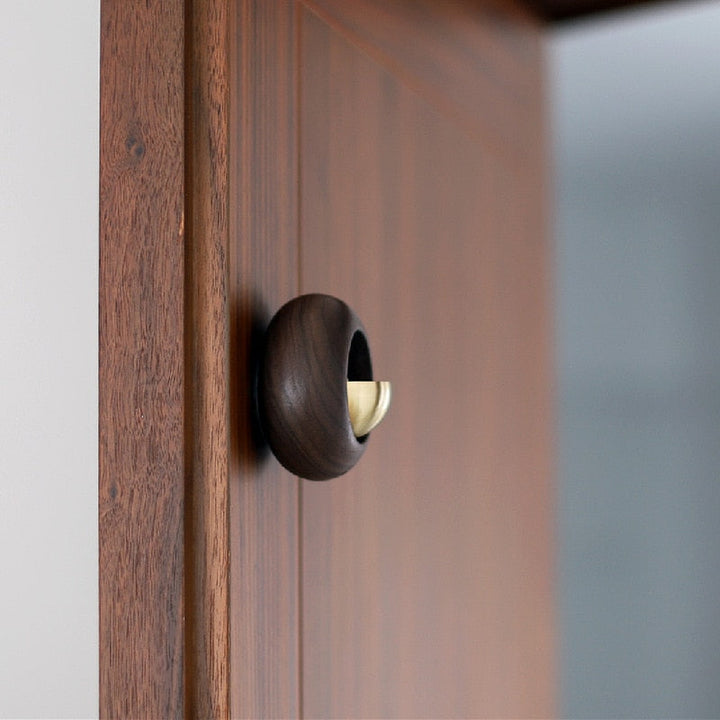 Solid Wood Cute Hanging Door Bell | Luvikno
