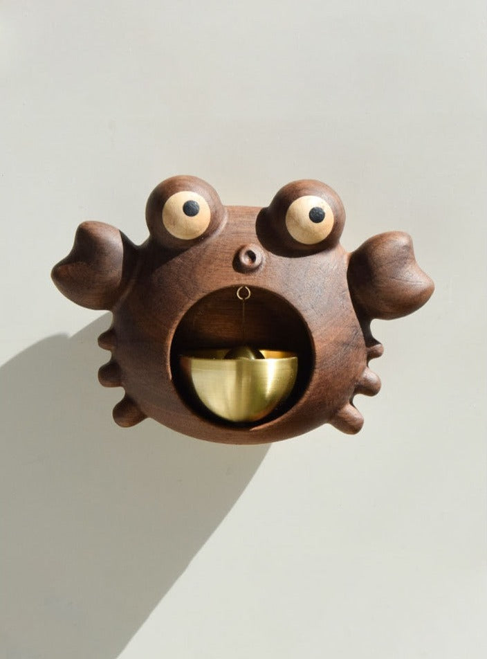 Solid Wood Cute Hanging Door Bell | Luvikno