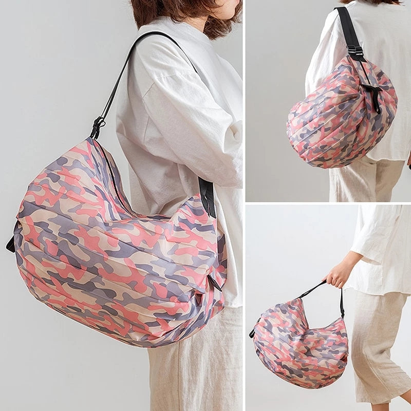 Stor kapasitet lerret sammenleggbar handlebag | Luvikno