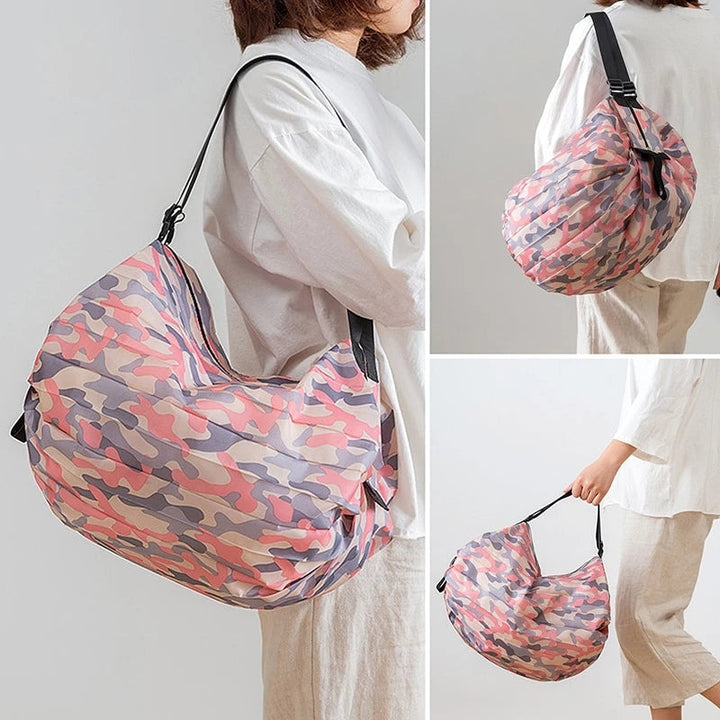 Stor kapasitet lerret sammenleggbar handlebag | Luvikno