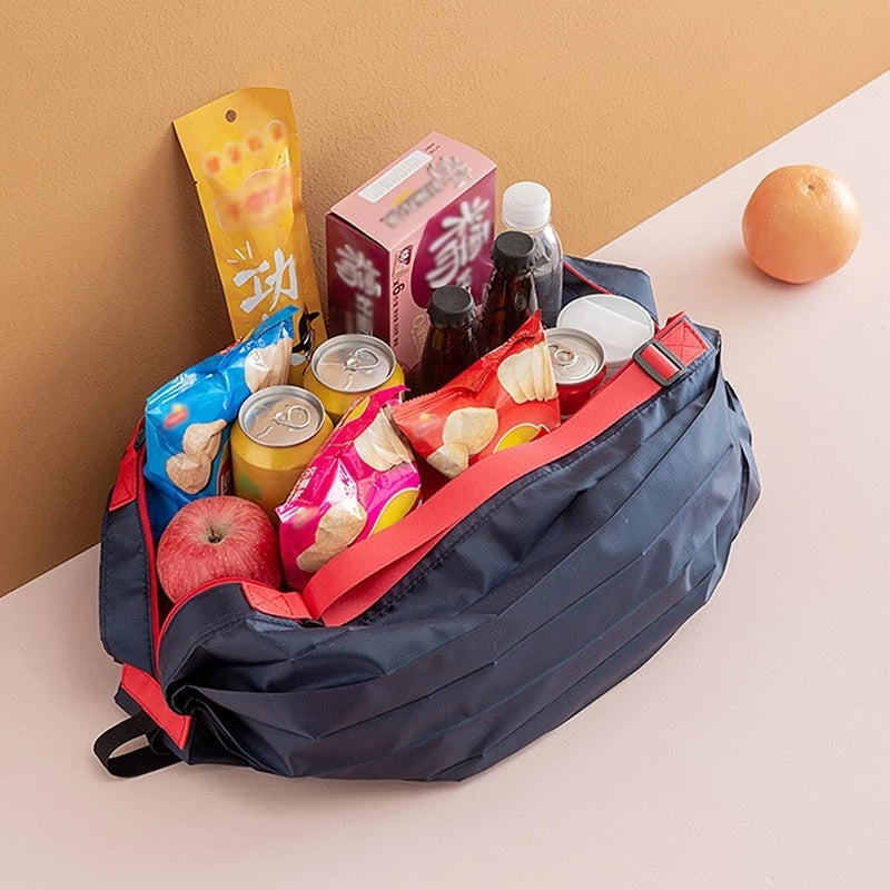 Stor kapasitet lerret sammenleggbar handlebag | Luvikno