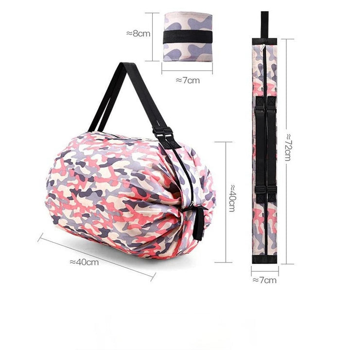 Stor kapasitet lerret sammenleggbar handlebag | Luvikno