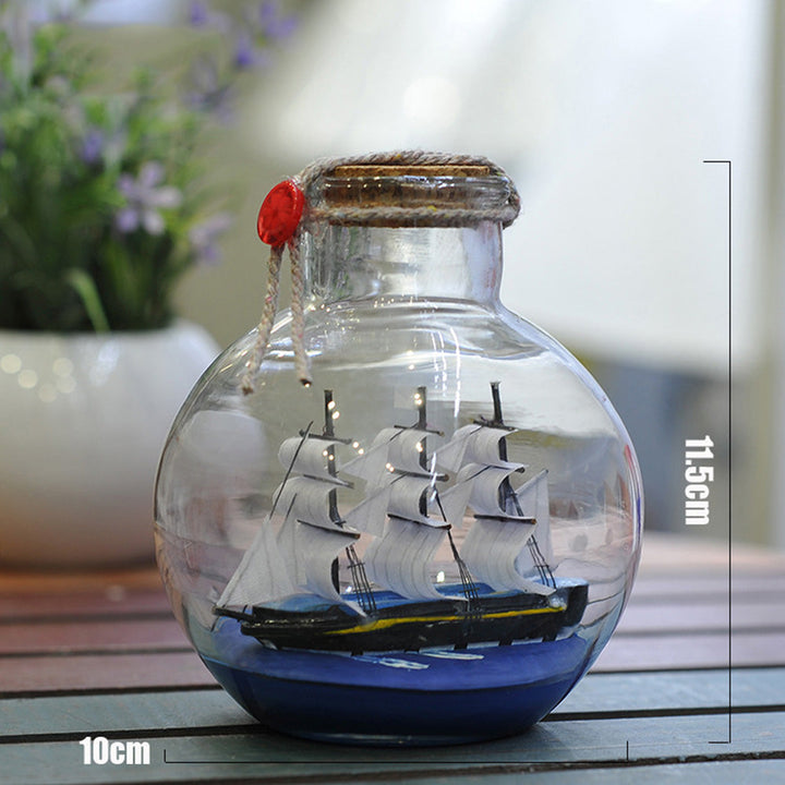 Kreativ Glass Bottle Ship | Luvikno