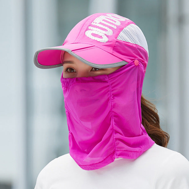 Anti-UV Utendørs Pustende Sommer Caps Hatt Luvikno