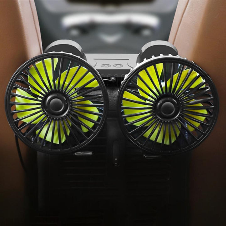 Bil dashboard dobbel USB kjøleventilator | Luvikno