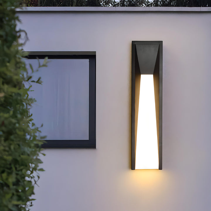 Parv - Rustfritt stål IP65 Moderne Vegglampe Fixture | Luvikno
