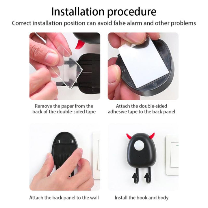 Cartoon Elf Sensor Voice Reminder Key Hook | Luvikno