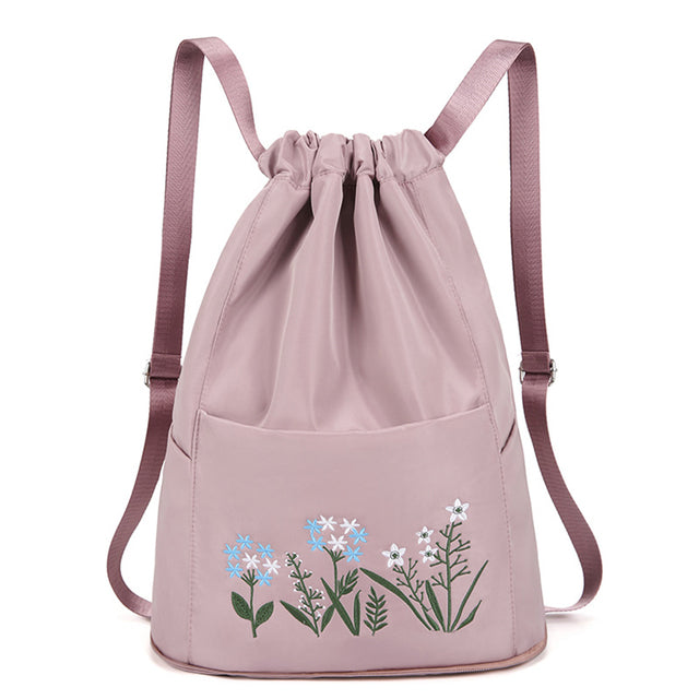 Flower Vanntett Sammenleggbar Stor Reise Rygsekk | Luvikno