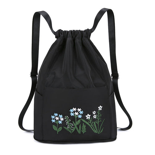 Flower Vanntett Sammenleggbar Stor Reise Rygsekk | Luvikno