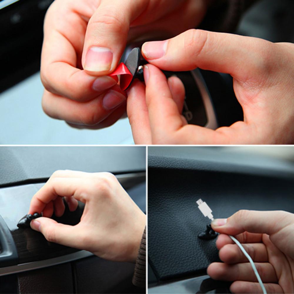 Bilkabelholder Klips (8 stk) | Luvikno